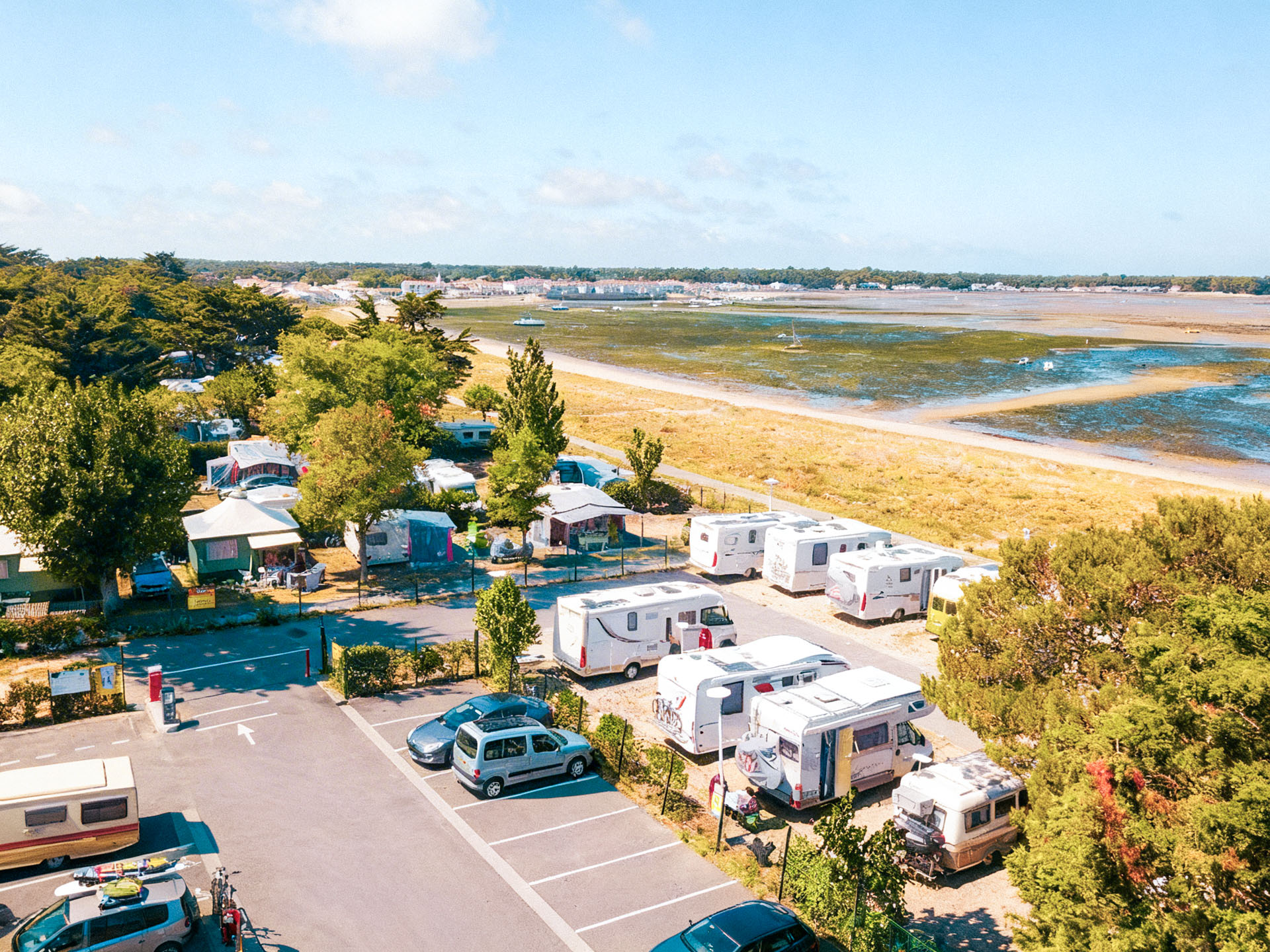 camping platin redoute bord de mer accès plage
